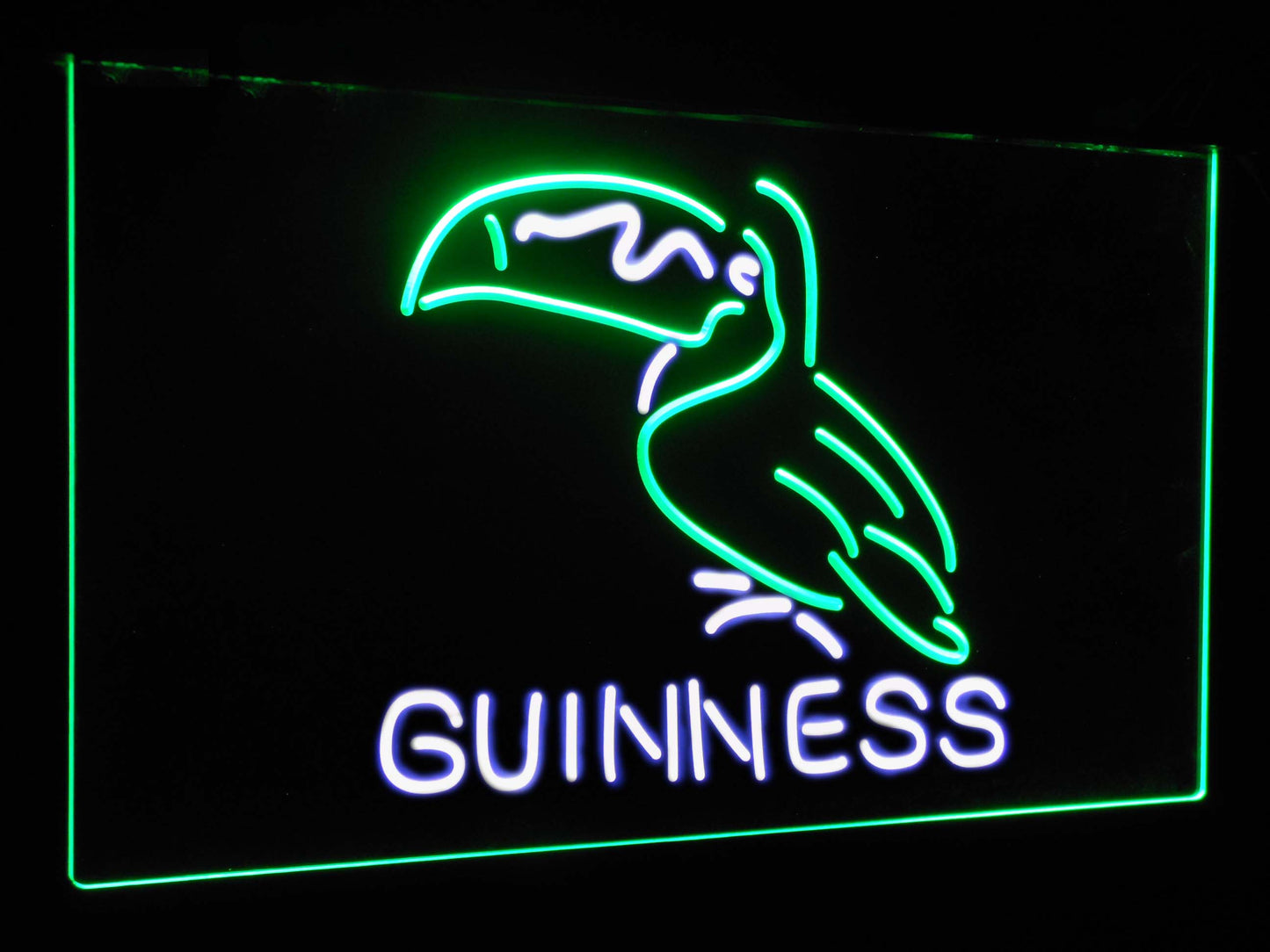 Guinness Toucan Stout Draught Bar Decor Dual Color Led Neon Light Signs st6-a2120 by Woody Signs Co. - Handmade Crafted Unique Wooden Creative
