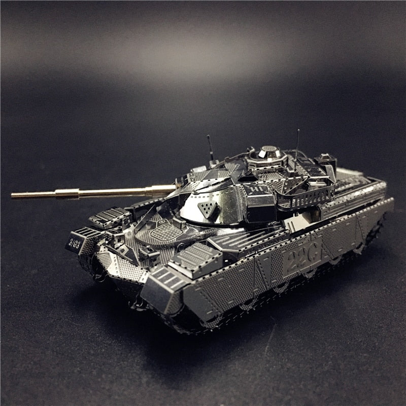 3D Metal model kit JS-2 tank Chieftain MK50 Tank Model DIY 3D by Woody Signs Co. - Handmade Crafted Unique Wooden Creative