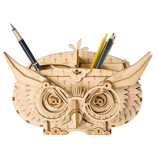 10 Kinds DIY 3D Wooden Animal&Building Puzzle Game Assembly Toy Gift for Children Kids Adult Model Kits TG207 by Woody Signs Co. - Handmade Crafted Unique Wooden Creative