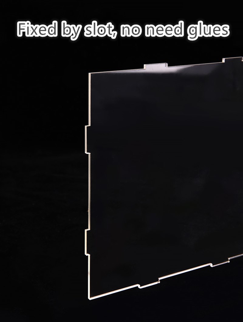Transparent Dust Cover Display Box For Doll House 3mm Thickness Acrylic board For Show Room Dust Prevention Proof DG01Z by Woody Signs Co. - Handmade Crafted Unique Wooden Creative