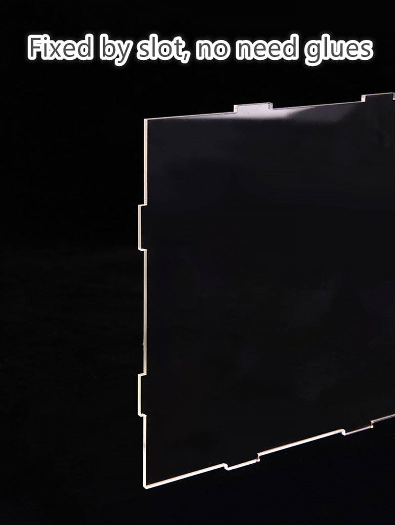 Transparent Dust Cover Display Box For Doll House 3mm Thickness Acrylic board For Show Room Dust Prevention Proof DG01Z by Woody Signs Co. - Handmade Crafted Unique Wooden Creative
