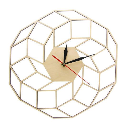 Dreamcatcher Wooden Wall Clock Home Kitchen Decor Wall Art Modern High Quality Handmade Geometric Silent Movement Clock Watch by Woody Signs Co. - Handmade Crafted Unique Wooden Creative