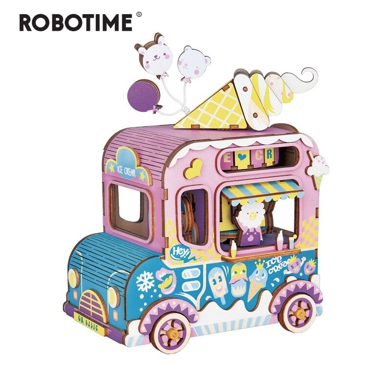 New Arrival DIY 3D Moving Flavor Wooden Puzzle Game Assembly Moveable Music Box Toy Gift for Children Kids Adult AMD61 (Moving flavor) by Woody Signs Co. - Handmade Crafted Unique Wooden Creative