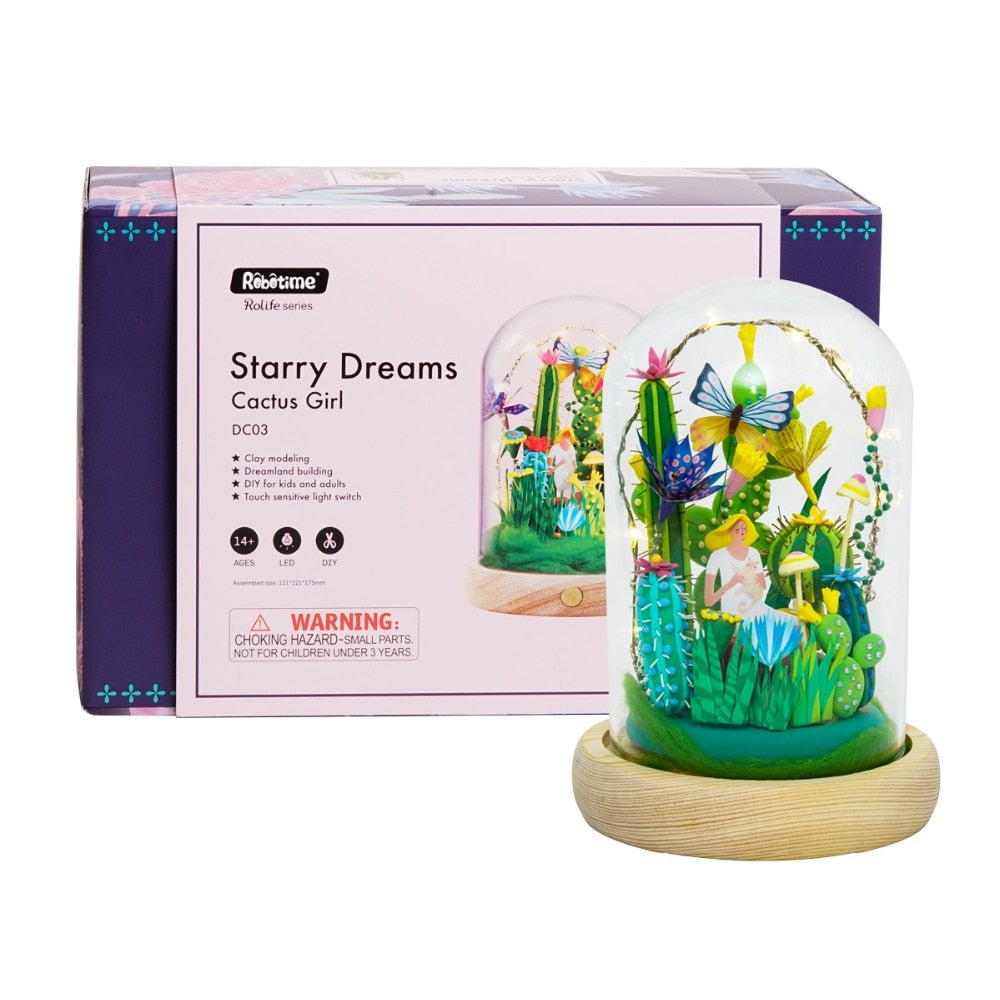 DIY  4 Kinds Creative Clay Hand Craft with Led Slime Fluffy Light Soft Plasticine Modelling Clay Slime Toys DC by Woody Signs Co. - Handmade Crafted Unique Wooden Creative