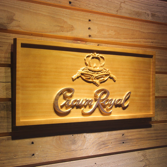 Crown Royal  3D Wooden Signs by Woody Signs Co. - Handmade Crafted Unique Wooden Creative