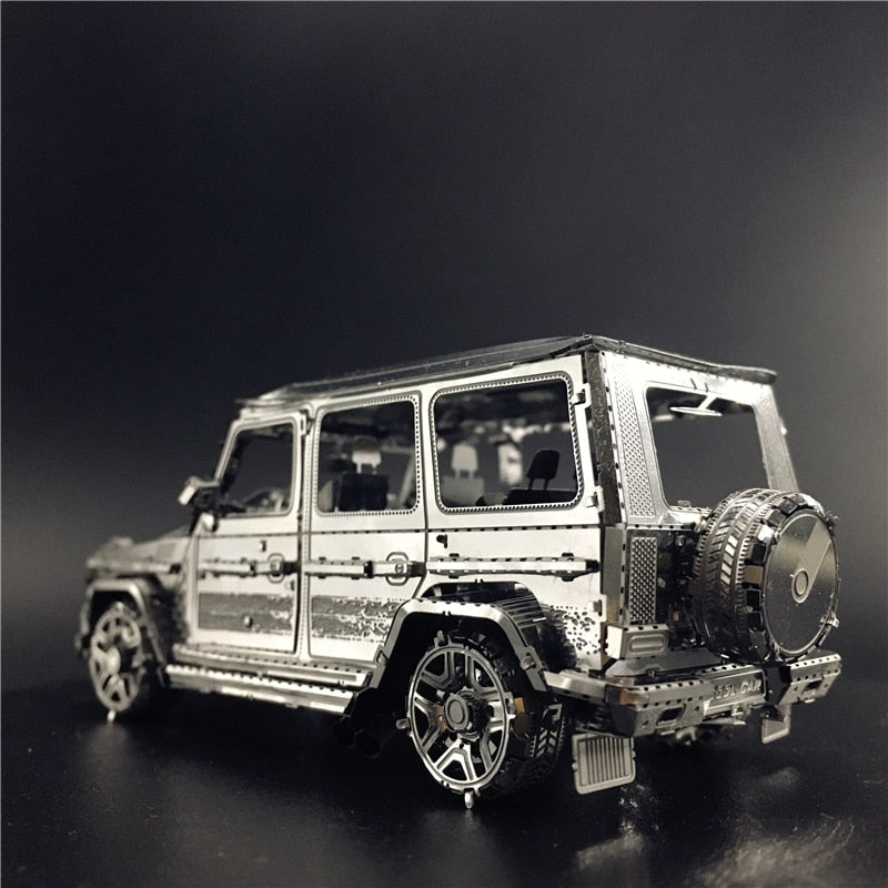 3D Metal model kit 1:50 BZS G500 Off-road vehicle Model DIY 3D for adul by Woody Signs Co. - Handmade Crafted Unique Wooden Creative