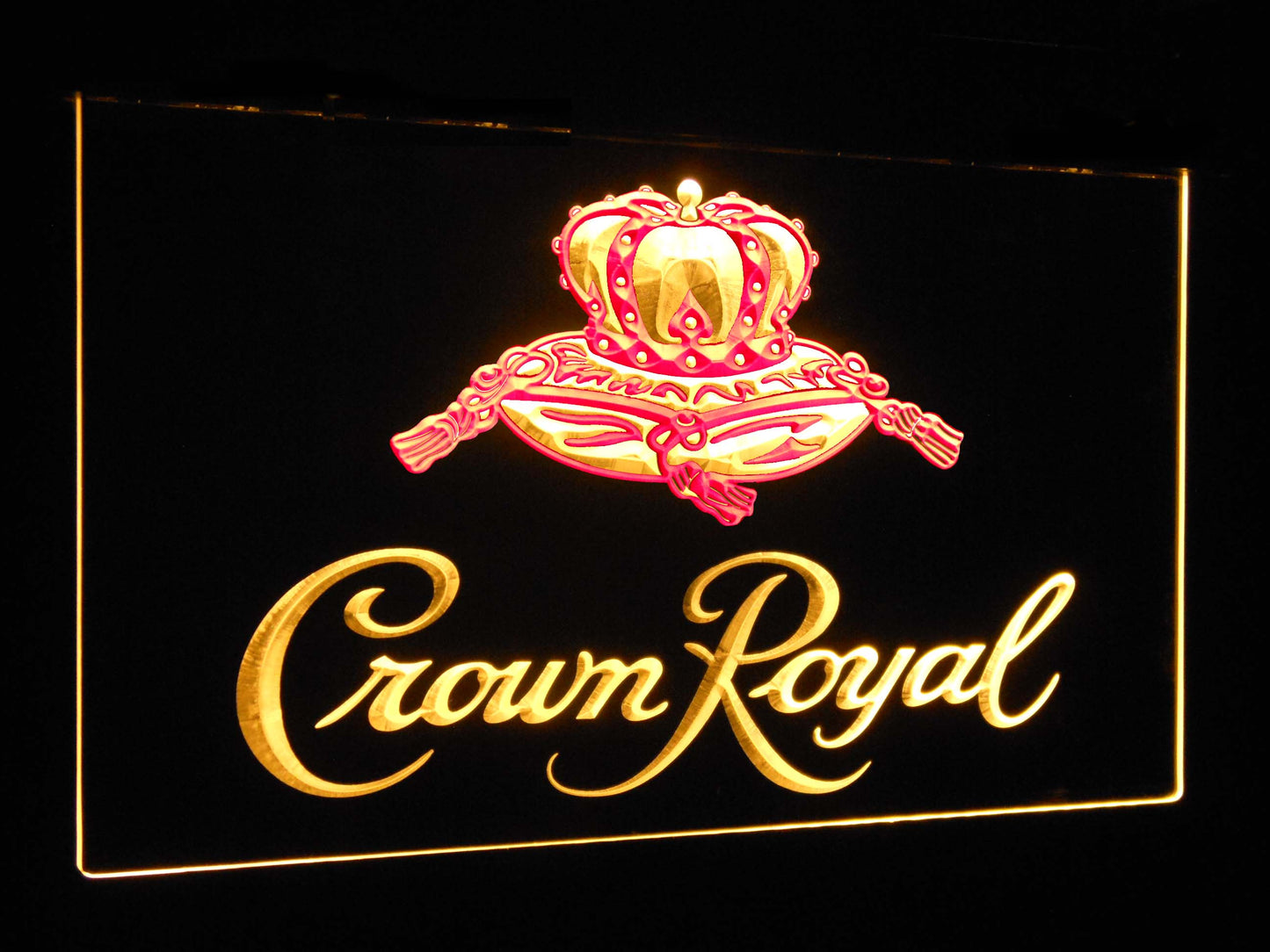 Crown Royal Bar Decoration Gift Dual Color Led Neon Light Signs st6-a0104 by Woody Signs Co. - Handmade Crafted Unique Wooden Creative