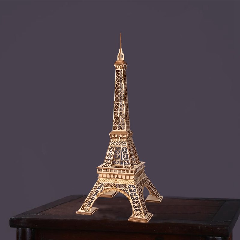 DIY 3D Wooden Pairs Tower Puzzle Game Gift&Ornament for Kid Friend Popular TG501 by Woody Signs Co. - Handmade Crafted Unique Wooden Creative
