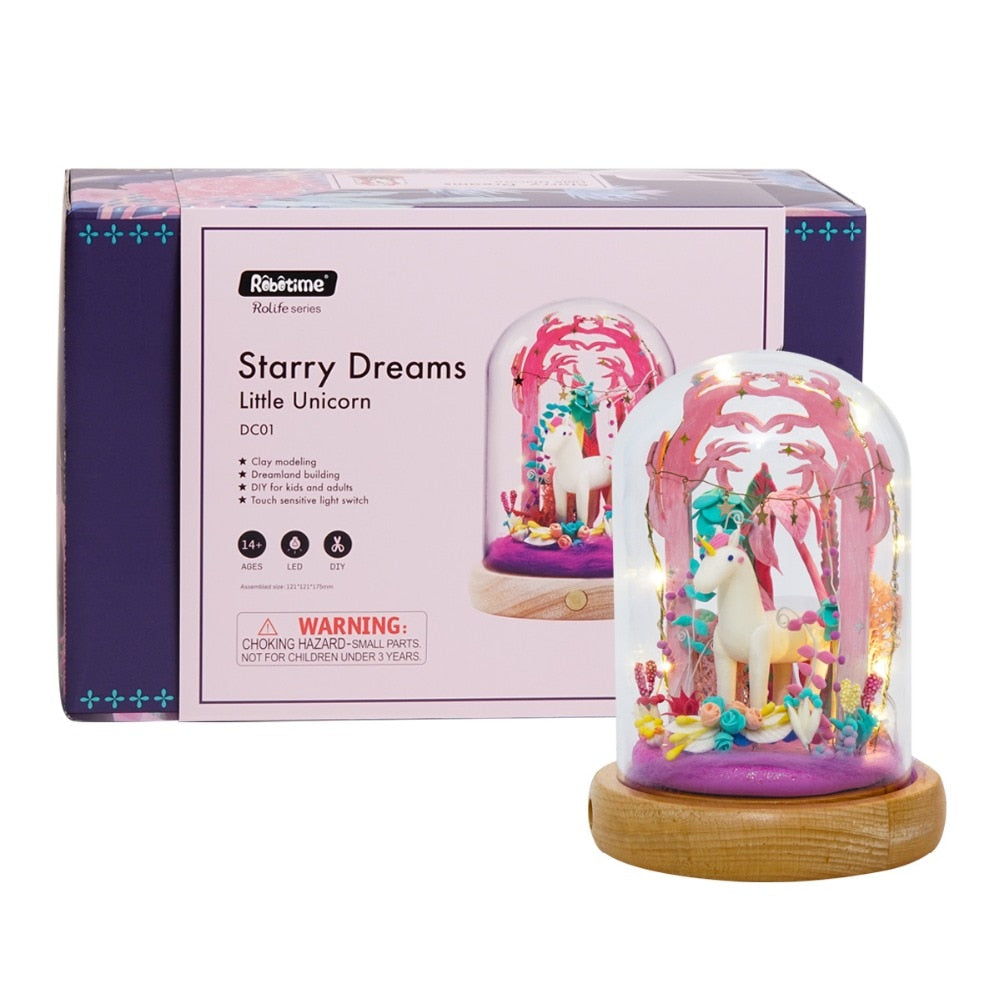 DIY  4 Kinds Creative Clay Hand Craft with Led Slime Fluffy Light Soft Plasticine Modelling Clay Slime Toys DC by Woody Signs Co. - Handmade Crafted Unique Wooden Creative