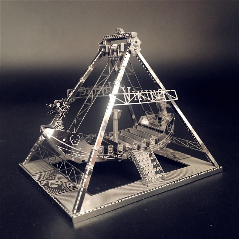 3D Metal model kit Viking ship Model DIY 3D Originality by Woody Signs Co. - Handmade Crafted Unique Wooden Creative