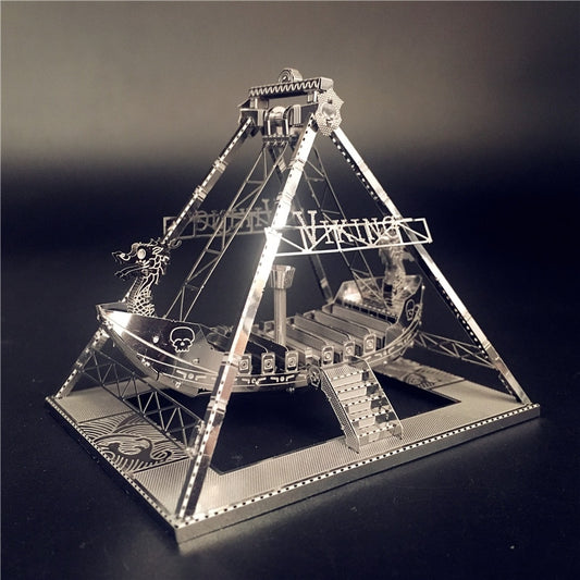 3D Metal model kit Viking ship  Model DIY 3D   Originality by Woody Signs Co. - Handmade Crafted Unique Wooden Creative