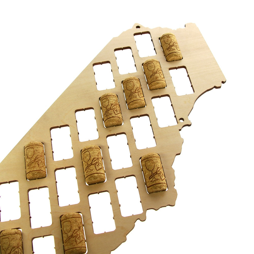 US Country State Wooden  Cork Map California  Cork Display Wall Map California  Home Bar  Enthusiast by Woody Signs Co. - Handmade Crafted Unique Wooden Creative