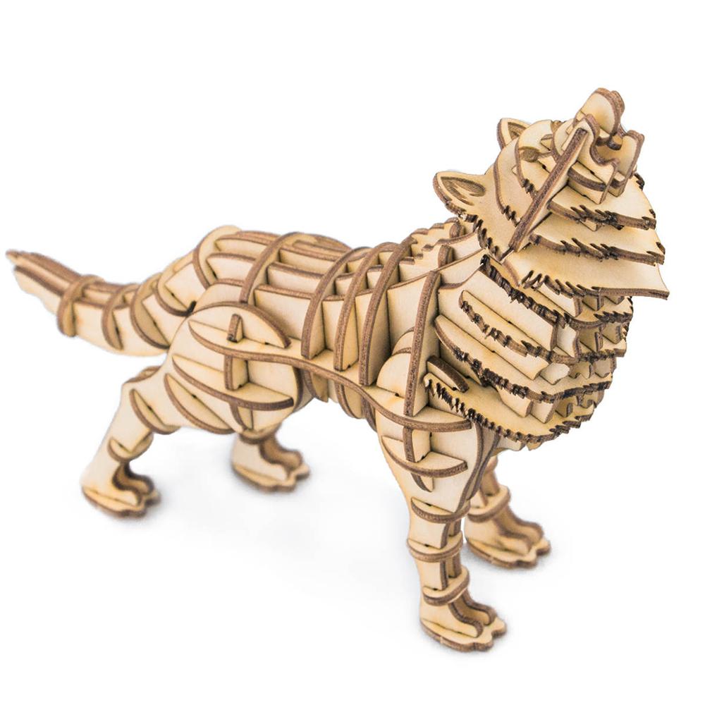 10 Kinds DIY 3D Wooden Animal&Building Puzzle Game Assembly Toy Gift for Children Kids Adult Model Kits TG207 by Woody Signs Co. - Handmade Crafted Unique Wooden Creative