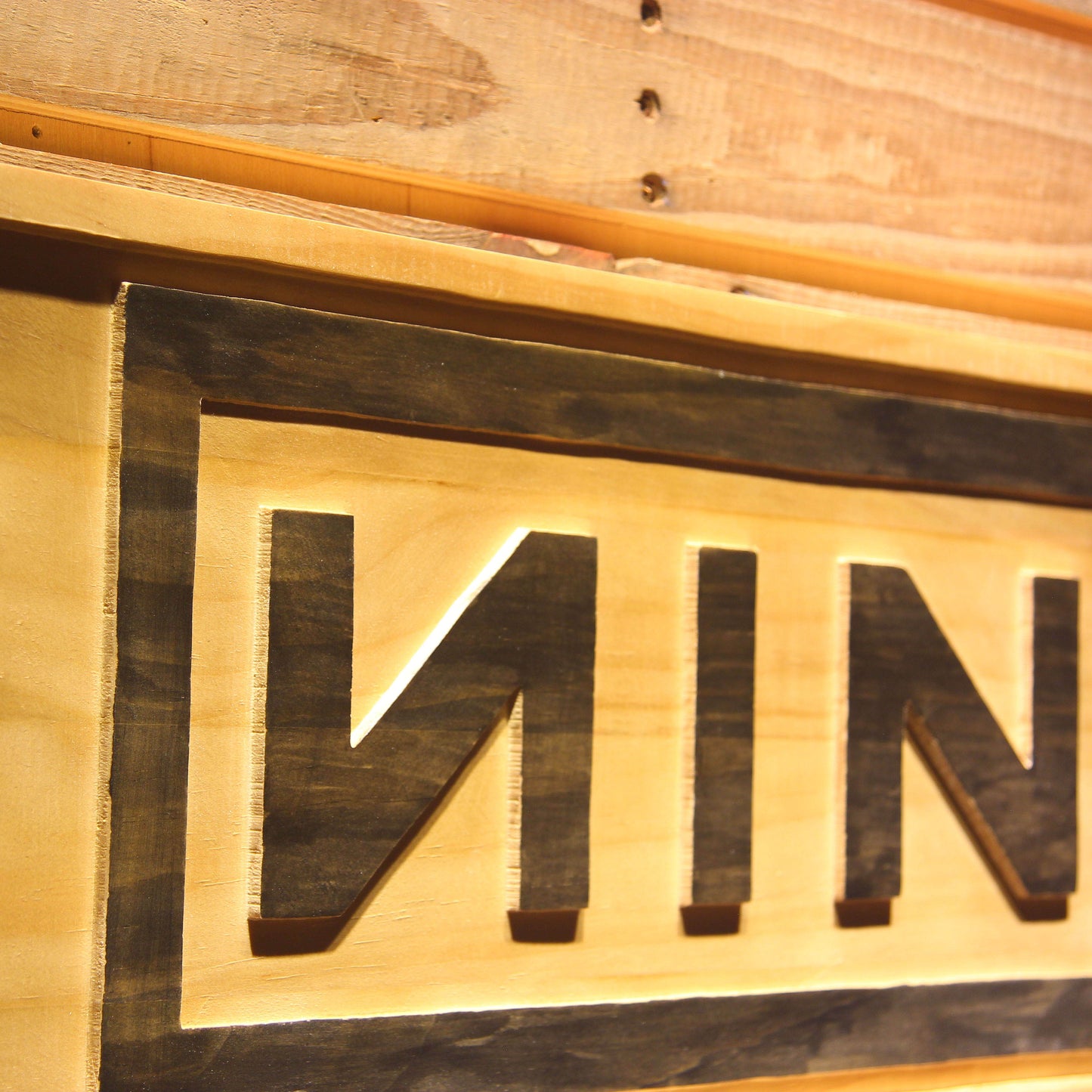 Nine Inch Nail NIN 3D Wooden Bar Signs by Woody Signs Co. - Handmade Crafted Unique Wooden Creative
