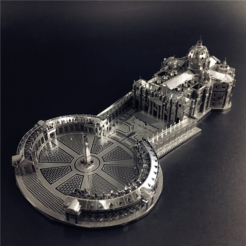 3D Metal model kit 1:1000 STPETER'S BASILICA Model DIY 3D by Woody Signs Co. - Handmade Crafted Unique Wooden Creative