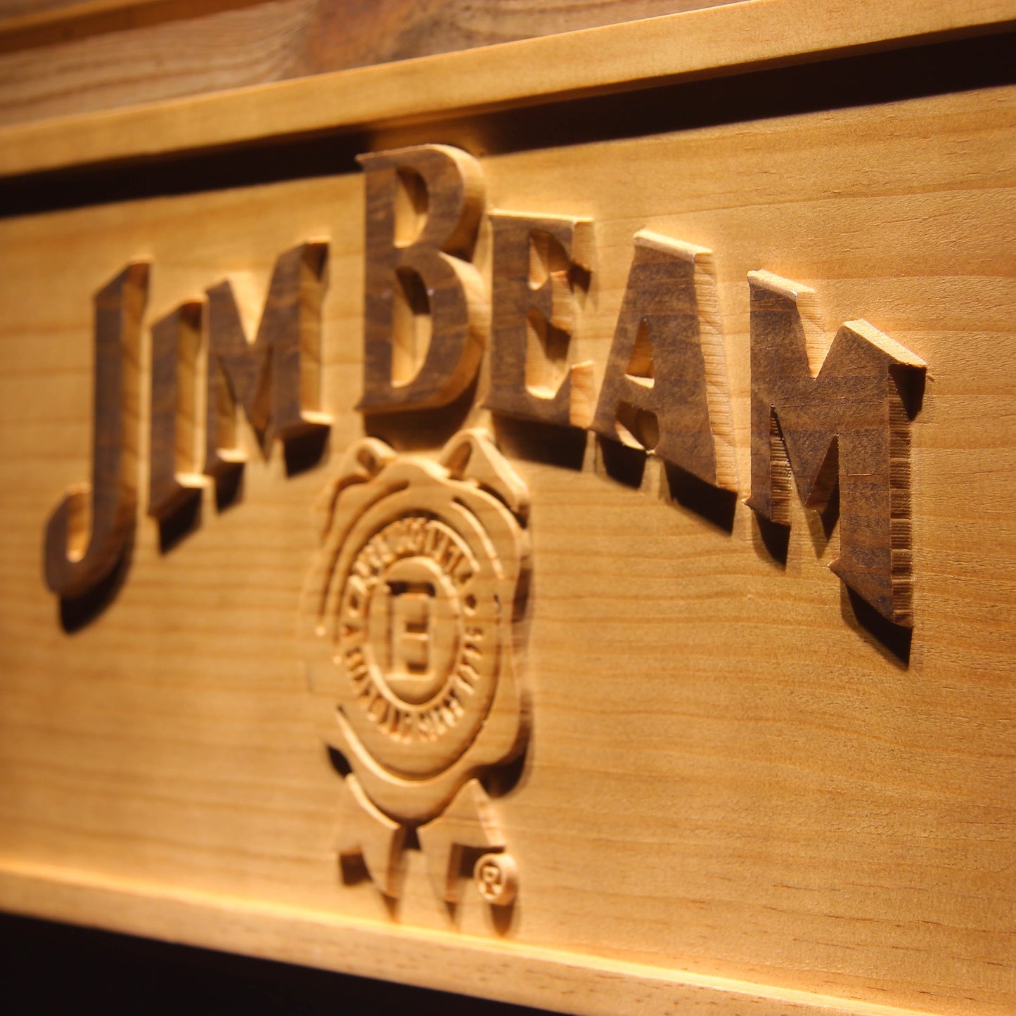 BEAM 3D Wooden Signs by Woody Signs Co. - Handmade Crafted Unique Wooden Creative