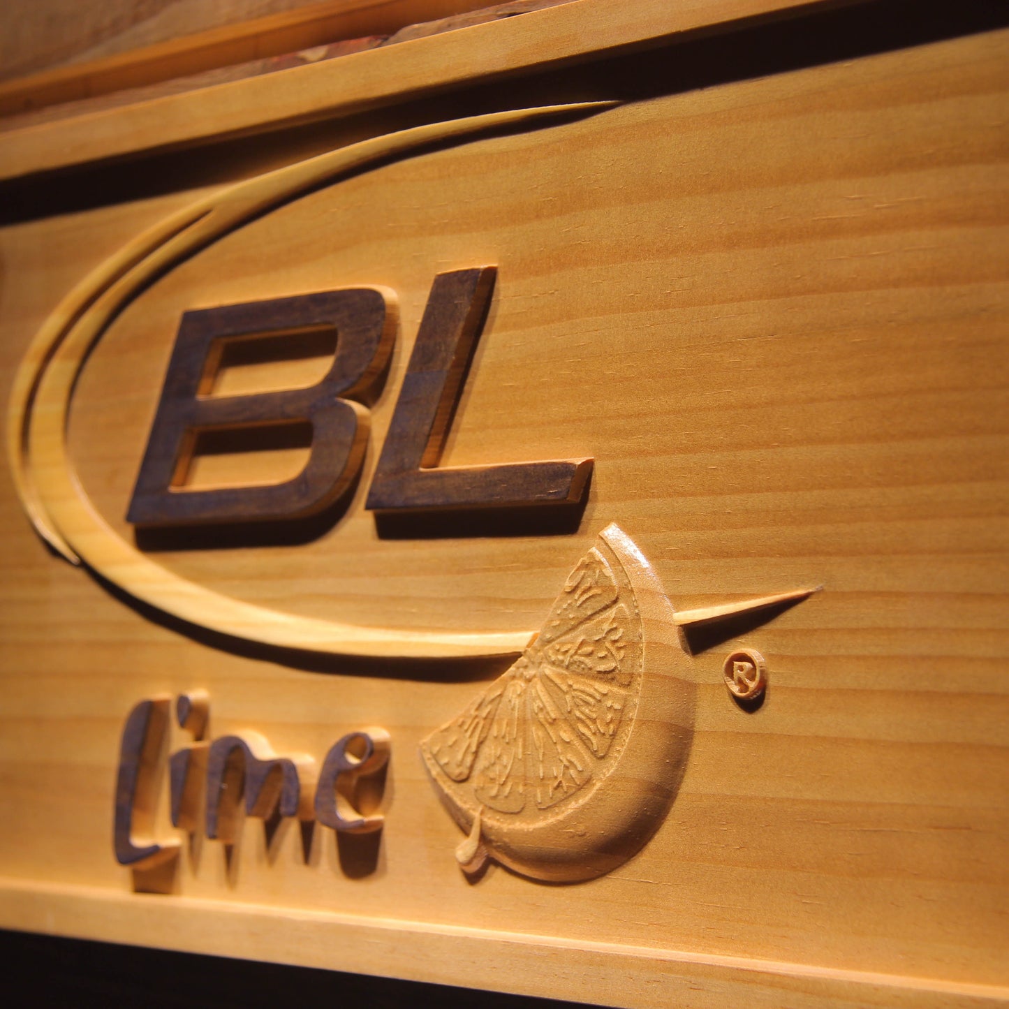 Bud Light Lime 3D Wooden Bar Signs by Woody Signs Co. - Handmade Crafted Unique Wooden Creative