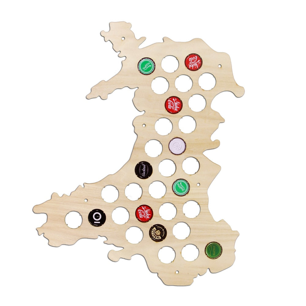Wales Cap Map Patriotic Welsh Cap Holder Cap Display Bar Pub Business Wall Sign ation Accessories by Woody Signs Co. - Handmade Crafted Unique Wooden Creative