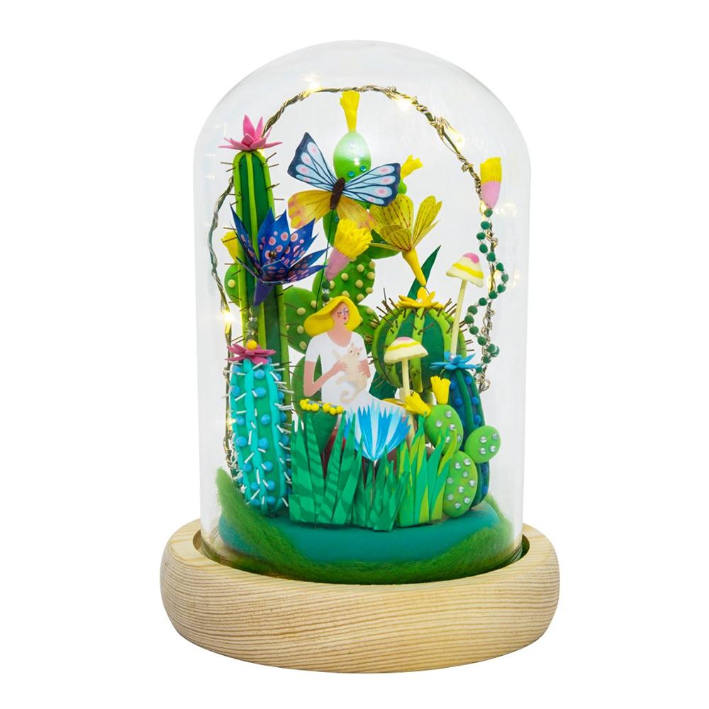 4 Kinds Modeling Clay With Led&Glass Box Colorful Polymer Creative DIY Clay Creative Toy Gift for Children Adult DC by Woody Signs Co. - Handmade Crafted Unique Wooden Creative