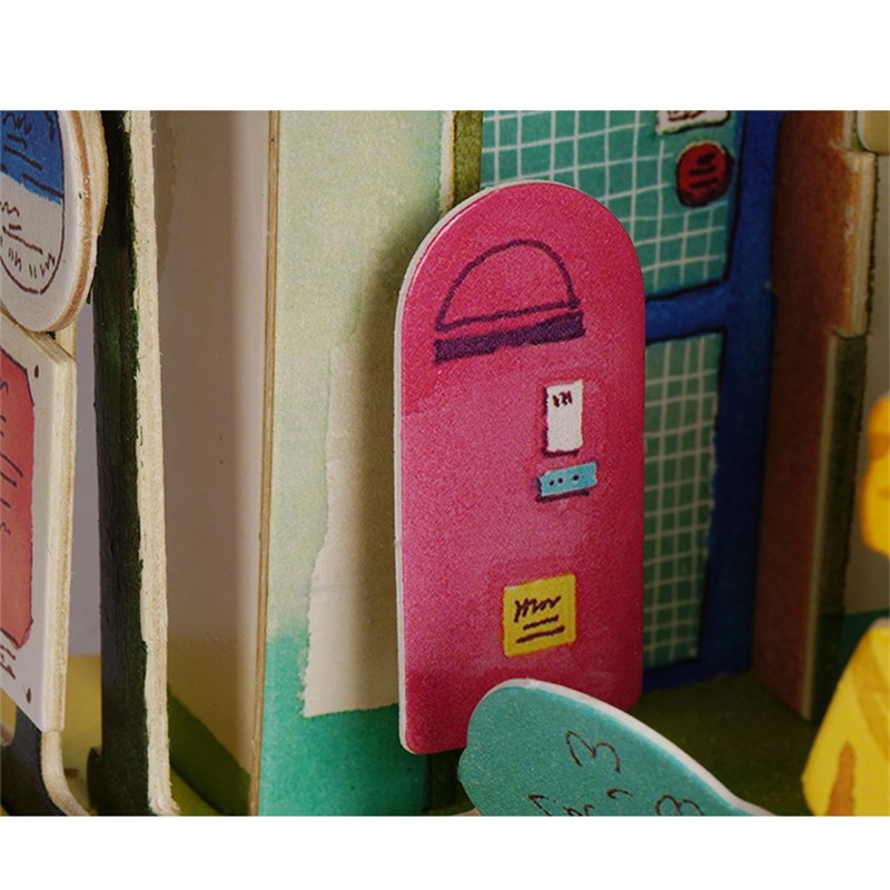 DIY Sunny Chiengmai Doll House with Led Light   Miniature Wooden    SJ407 by Woody Signs Co. - Handmade Crafted Unique Wooden Creative