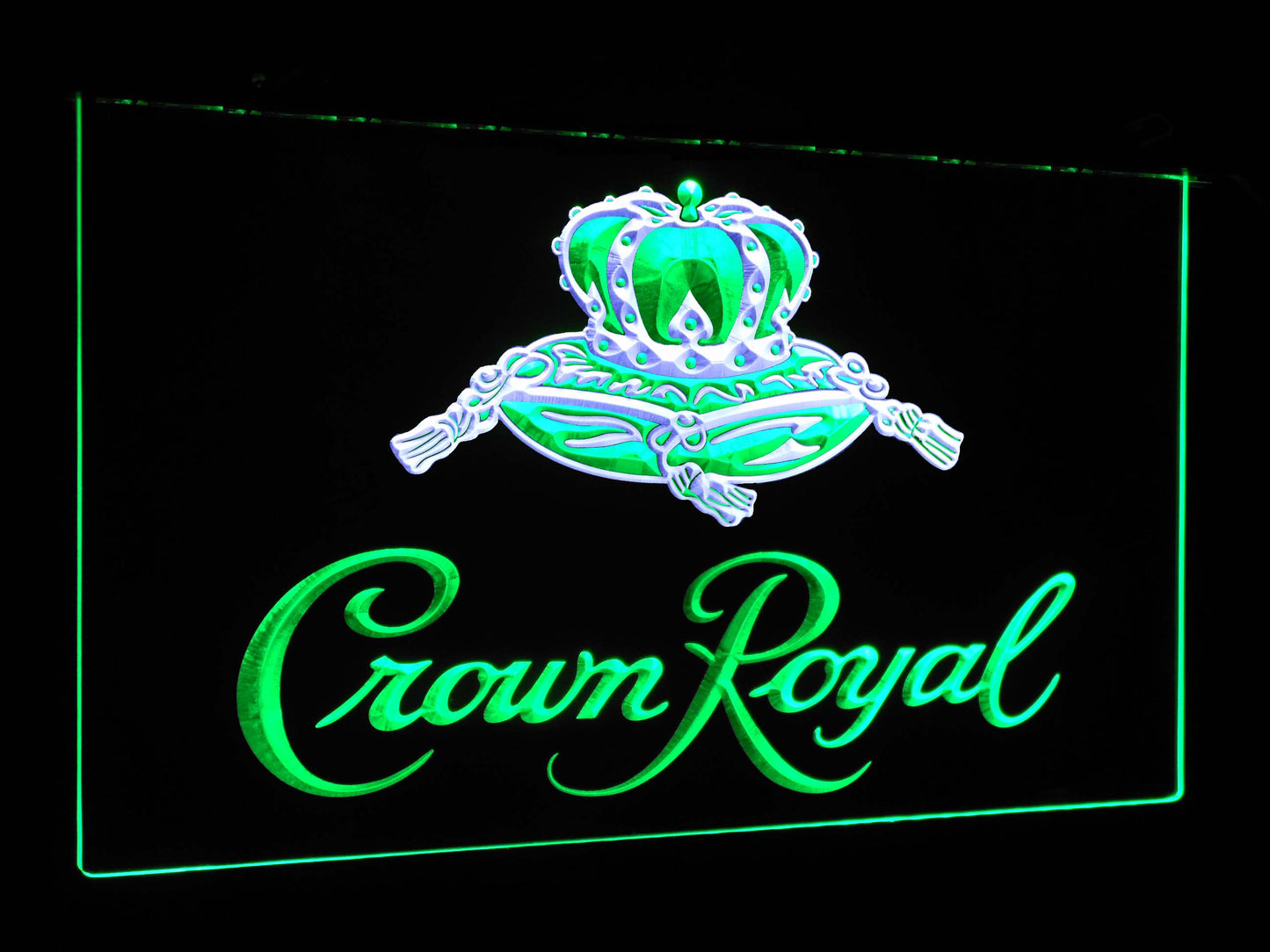Crown Royal Bar Decoration Gift Dual Color Led Neon Light Signs st6-a0104 by Woody Signs Co. - Handmade Crafted Unique Wooden Creative