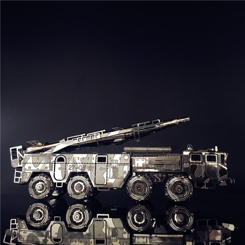 3D Metal model kit Assembly Model DF-11 MISSILE CARRIER 2 Sheets Puzzle  DIY TOYS Gift Chinese military by Woody Signs Co. - Handmade Crafted Unique Wooden Creative