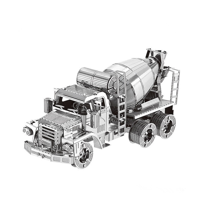 3D Metal model kit CEMENT MIXER Engineering vehicle Model DIY 3D by Woody Signs Co. - Handmade Crafted Unique Wooden Creative