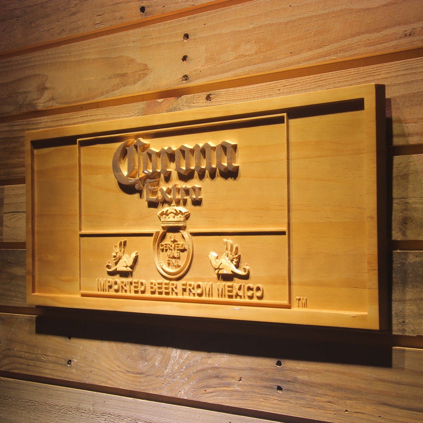 Corona Extra 3D Wooden Signs by Woody Signs Co. - Handmade Crafted Unique Wooden Creative