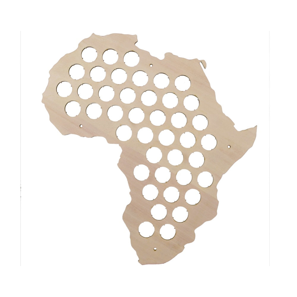 African  Cap Map Wooden Craft  Cap Trap Display Art Africa  Cap Hoder Caps Collectors   Accessories by Woody Signs Co. - Handmade Crafted Unique Wooden Creative