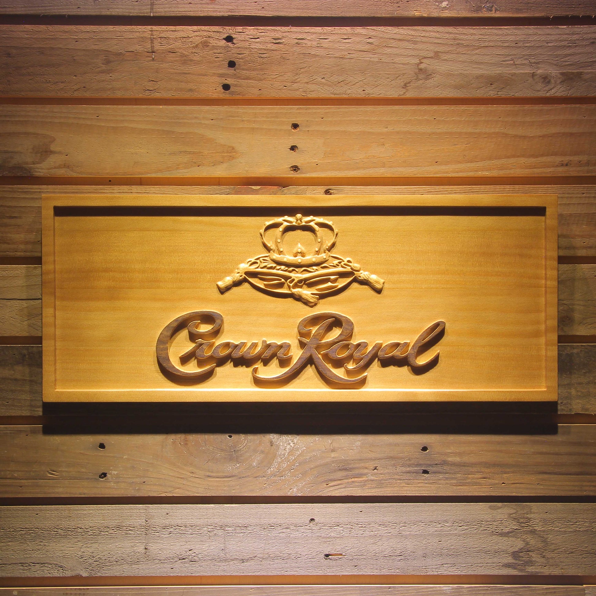 Crown Royal  3D Wooden Signs by Woody Signs Co. - Handmade Crafted Unique Wooden Creative