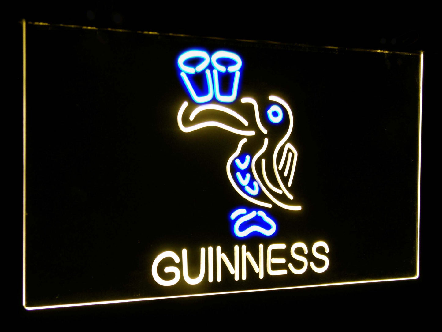 Lovely Day Guinness Toucan Bar Decor Dual Color Led Neon Light Signs st6-a2121 by Woody Signs Co. - Handmade Crafted Unique Wooden Creative
