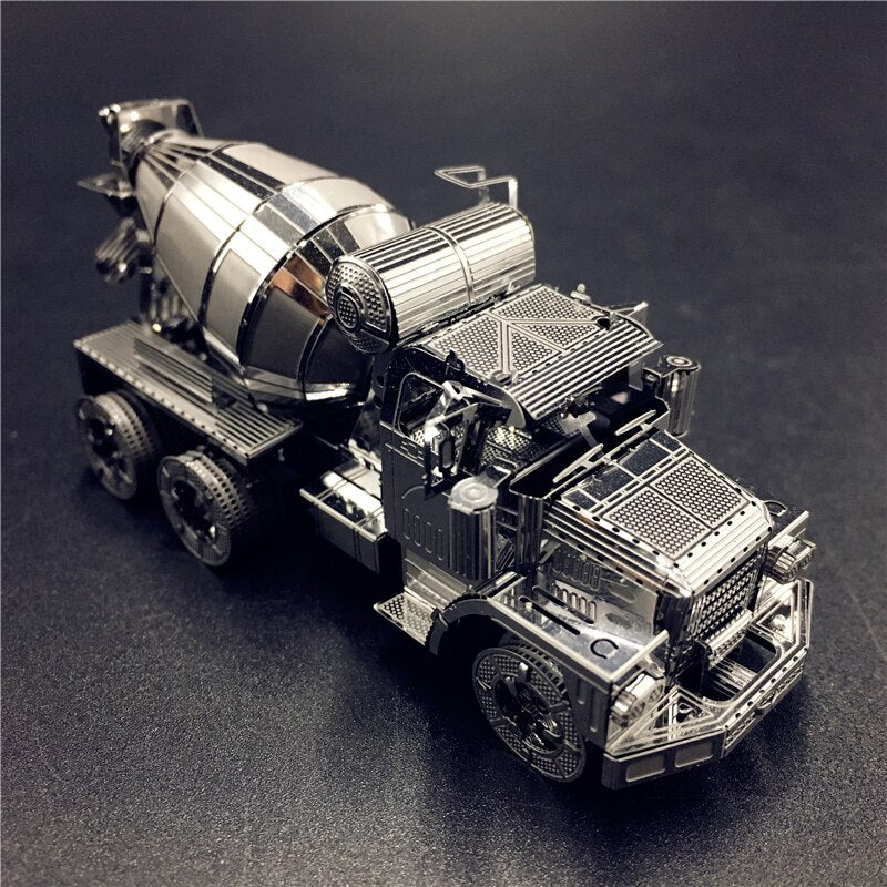 3D Metal model kit CEMENT MIXER Engineering vehicle Model DIY 3D by Woody Signs Co. - Handmade Crafted Unique Wooden Creative