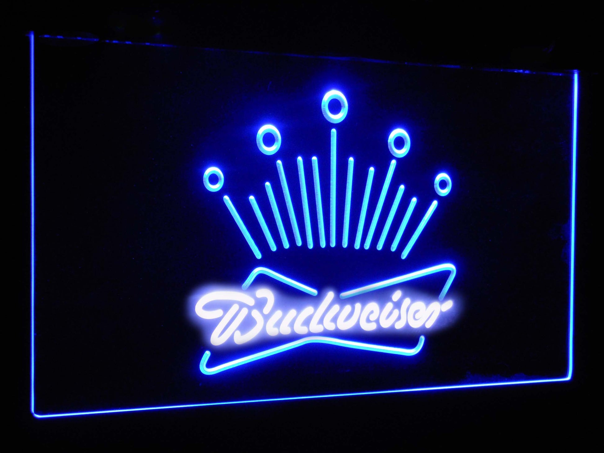 Budweiser Eagle  Club Bar Decoration Gift Dual Color Led Neon Light Signs st6-a2007 by Woody Signs Co. - Handmade Crafted Unique Wooden Creative