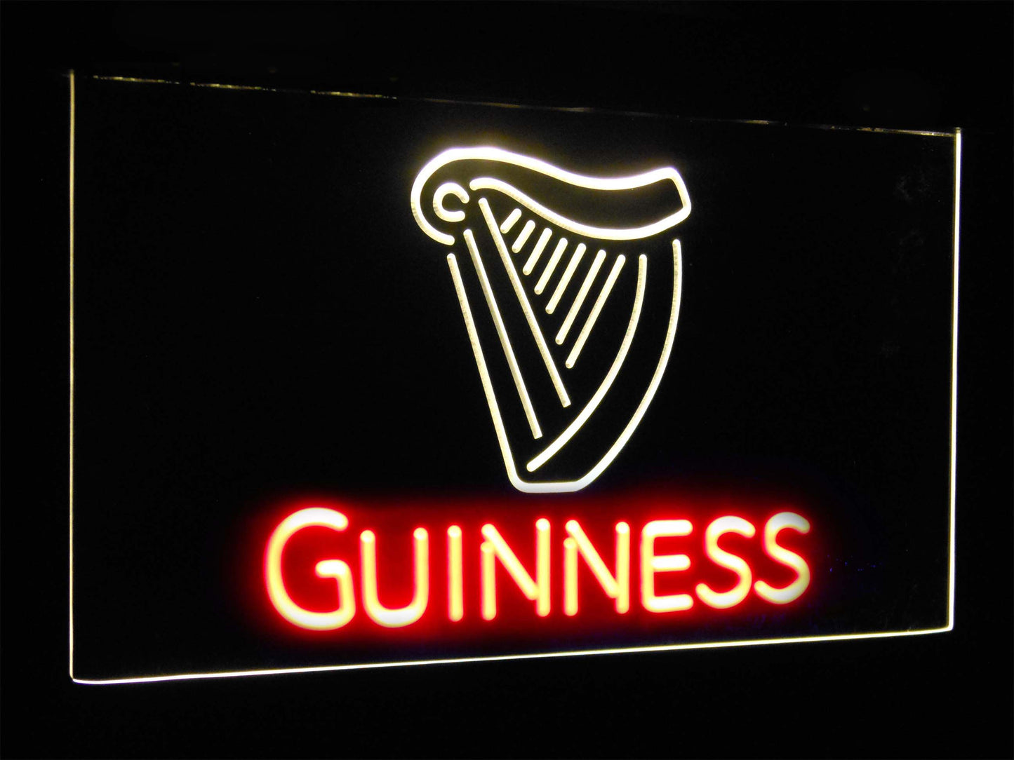 Guinness Ale Bar Decoration Gift Dual Color Led Neon Light Signs st6-a2002 by Woody Signs Co. - Handmade Crafted Unique Wooden Creative
