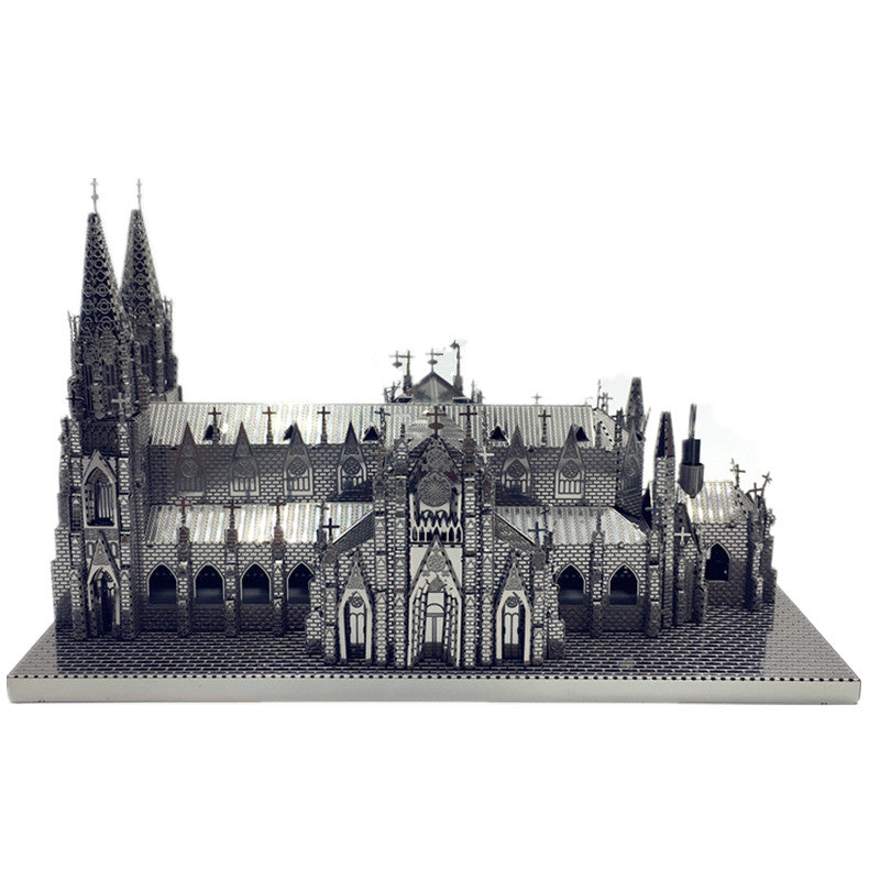 3D Puzzle Metal Assembly Model St. Patrick's Cathedral Model Kits DIY 3D Laser Cut Toy Creative toys by Woody Signs Co. - Handmade Crafted Unique Wooden Creative