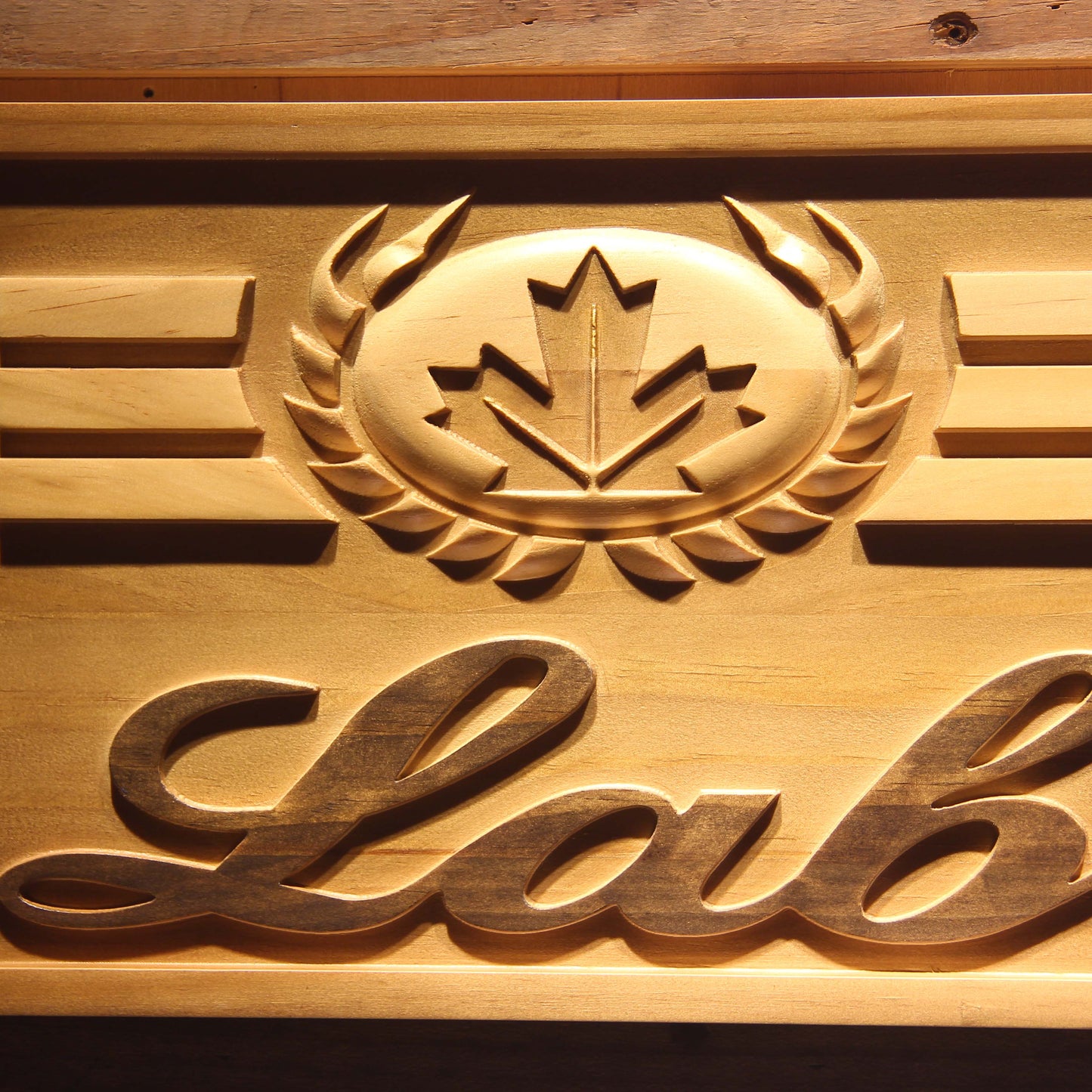 Labatt 3D Wooden Bar Signs by Woody Signs Co. - Handmade Crafted Unique Wooden Creative