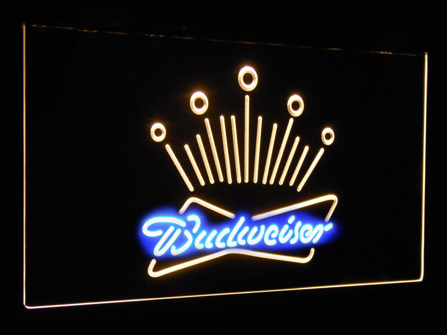 Budweiser Eagle Club Bar Decoration Gift Dual Color Led Neon Light Signs st6-a2007 by Woody Signs Co. - Handmade Crafted Unique Wooden Creative