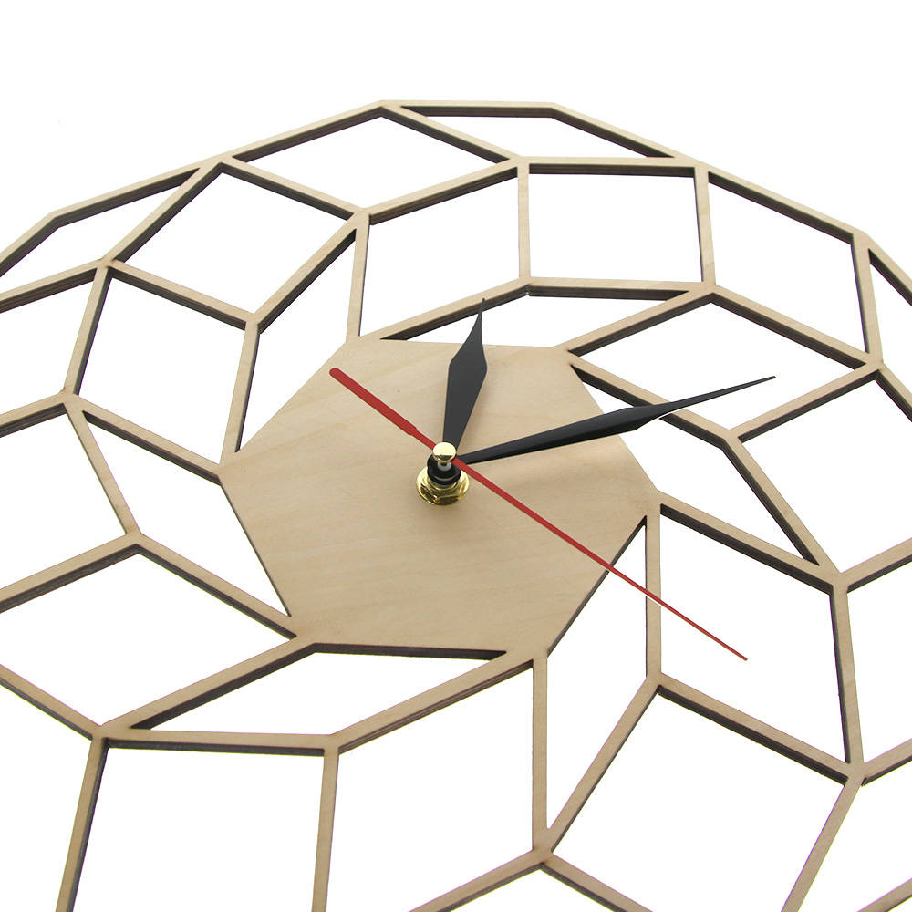 Dreamcatcher Wooden Wall Clock Home Kitchen Decor Wall Art Modern High Quality Handmade Geometric Silent Movement Clock Watch by Woody Signs Co. - Handmade Crafted Unique Wooden Creative