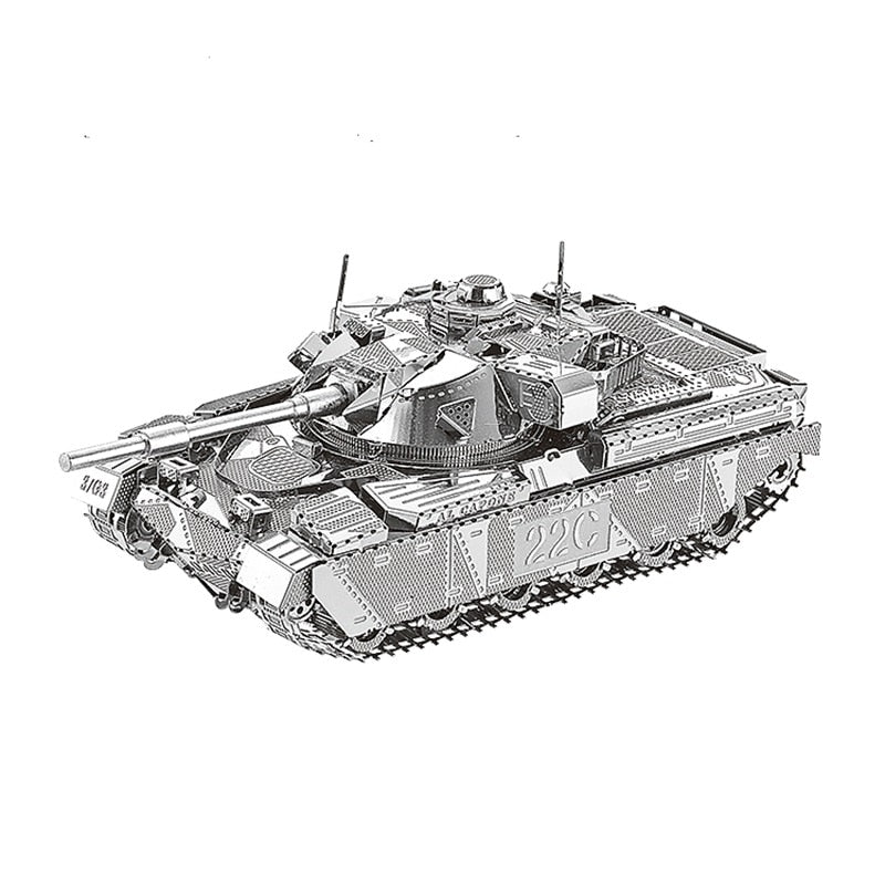 3D Metal model kit JS-2 tank Chieftain MK50 Tank Model DIY 3D by Woody Signs Co. - Handmade Crafted Unique Wooden Creative