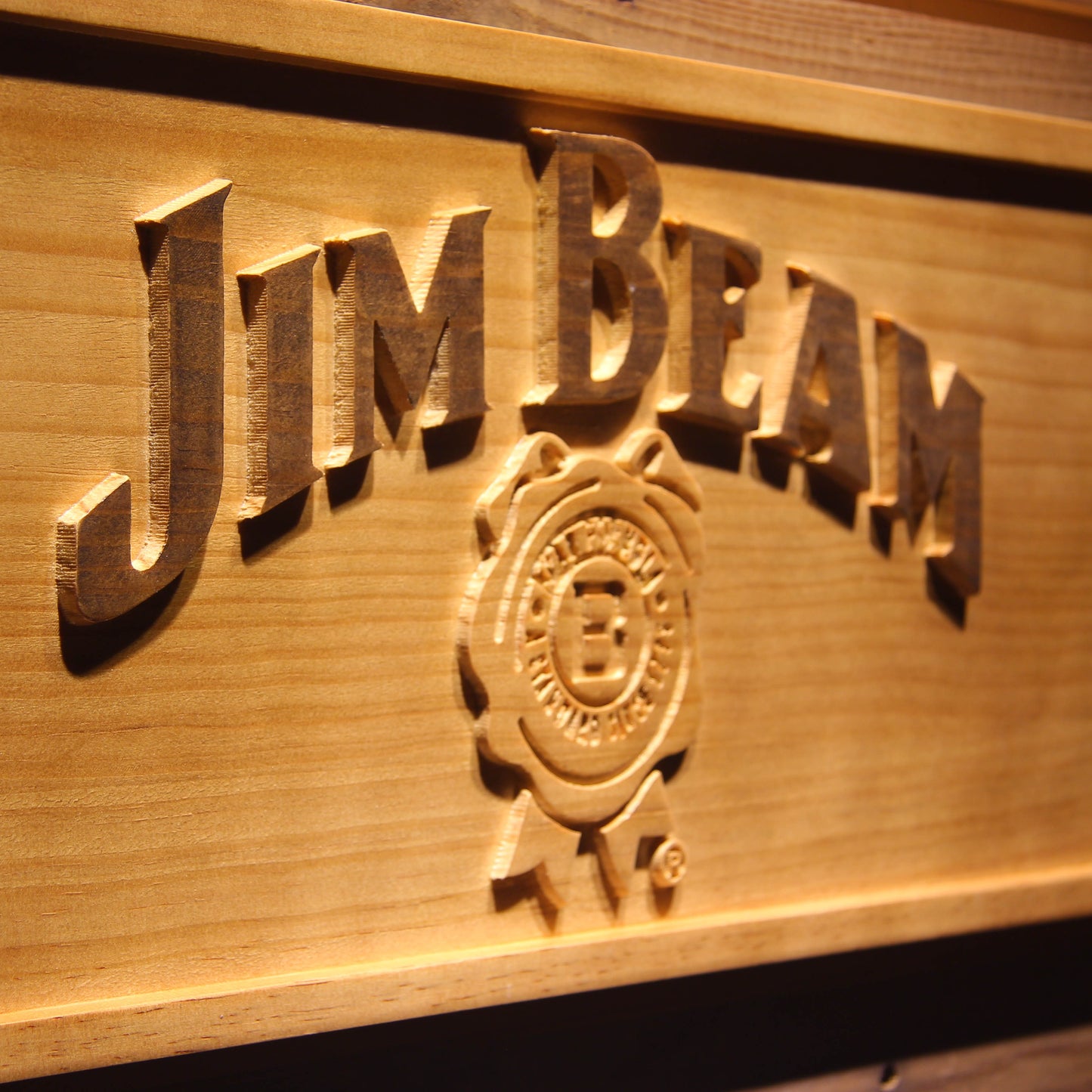 BEAM 3D Wooden Signs by Woody Signs Co. - Handmade Crafted Unique Wooden Creative