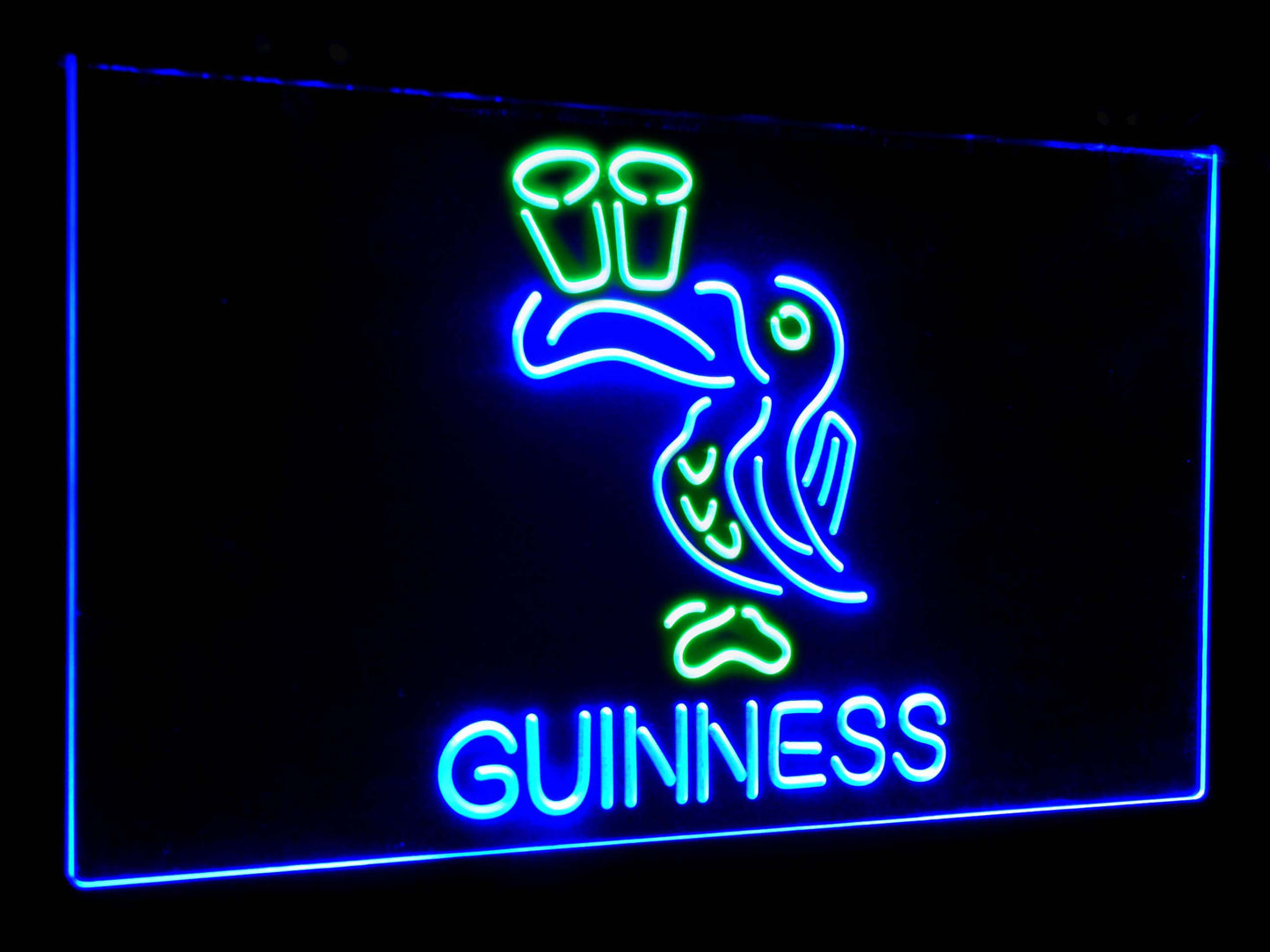 Lovely Day Guinness Toucan Bar Decor Dual Color Led Neon Light Signs st6-a2121 by Woody Signs Co. - Handmade Crafted Unique Wooden Creative