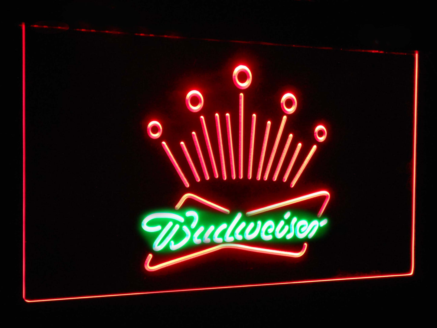 Budweiser Eagle Club Bar Decoration Gift Dual Color Led Neon Light Signs st6-a2007 by Woody Signs Co. - Handmade Crafted Unique Wooden Creative