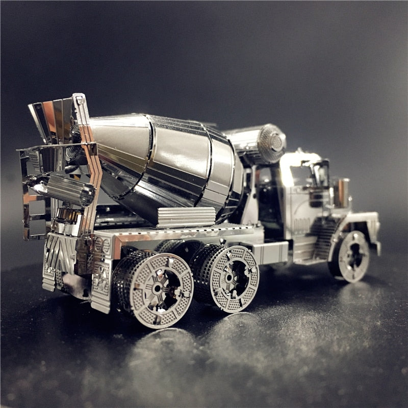 3D Metal model kit CEMENT MIXER Engineering vehicle Model DIY 3D by Woody Signs Co. - Handmade Crafted Unique Wooden Creative