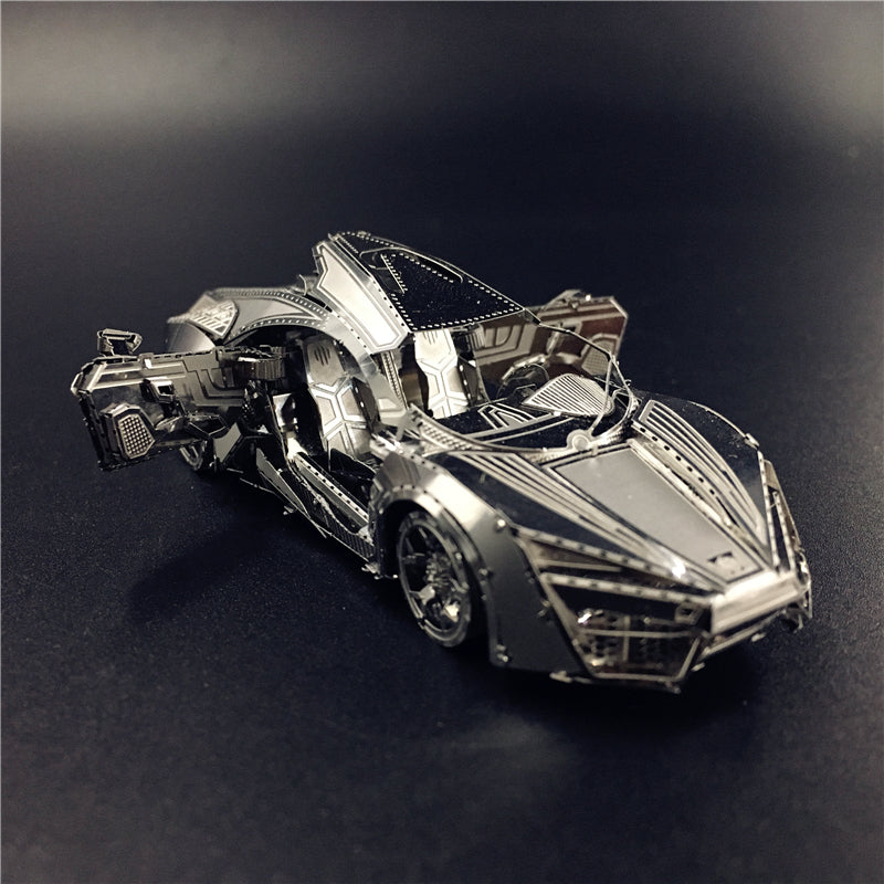 3D Metal model kit Hypersport Racing Car Model DIY 3D by Woody Signs Co. - Handmade Crafted Unique Wooden Creative