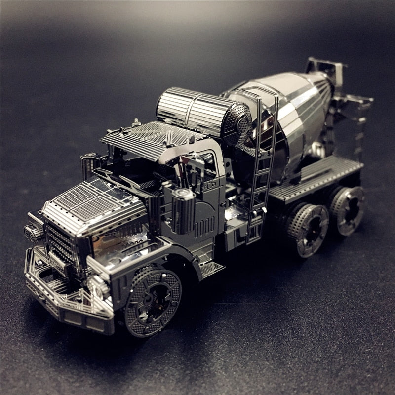 3D Metal model kit CEMENT MIXER Engineering vehicle Model DIY 3D by Woody Signs Co. - Handmade Crafted Unique Wooden Creative