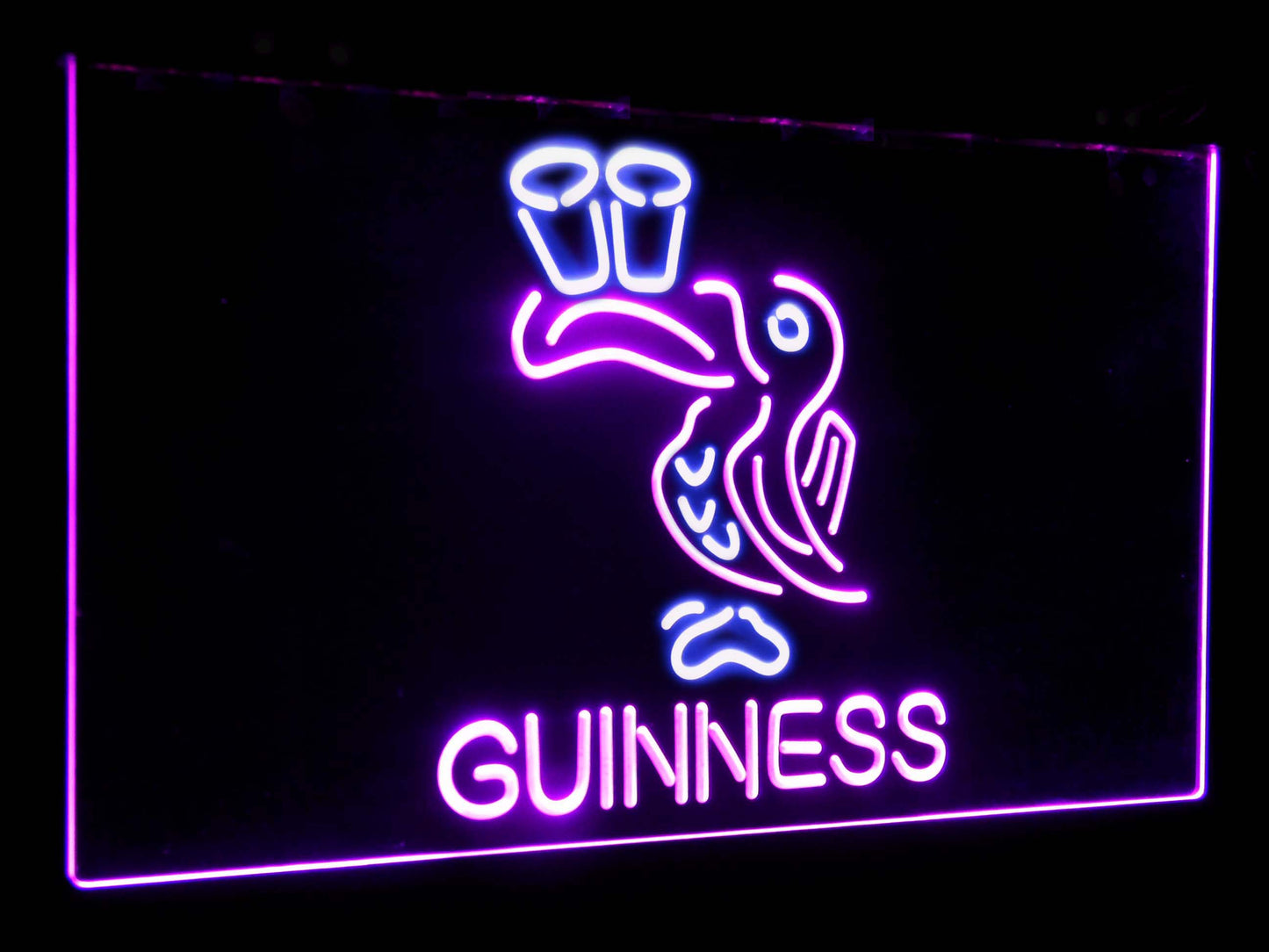 Lovely Day Guinness Toucan Bar Decor Dual Color Led Neon Light Signs st6-a2121 by Woody Signs Co. - Handmade Crafted Unique Wooden Creative