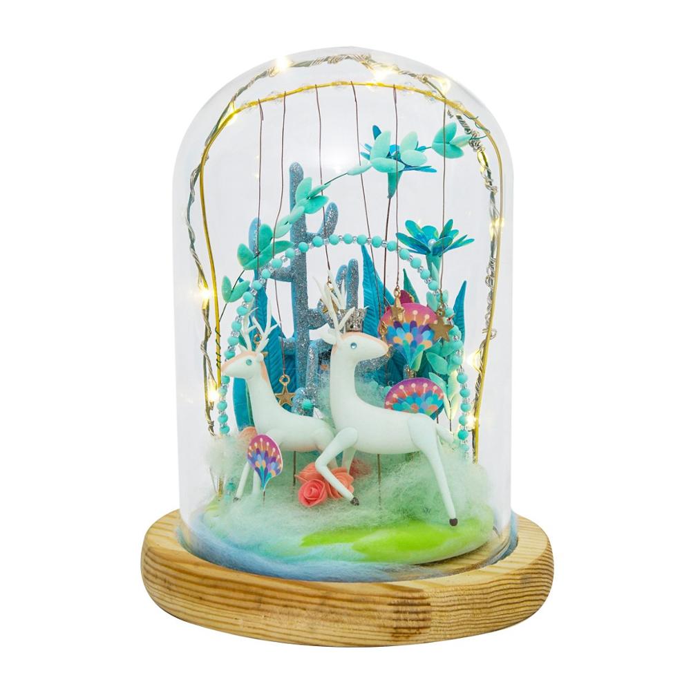 DIY  4 Kinds Creative Clay Hand Craft with Led Slime Fluffy Light Soft Plasticine Modelling Clay Slime Toys DC by Woody Signs Co. - Handmade Crafted Unique Wooden Creative