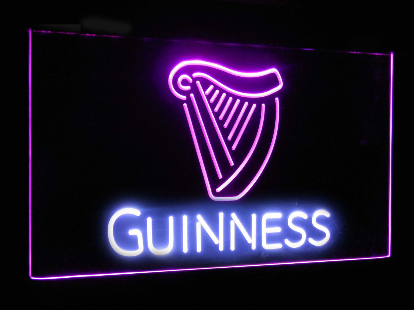 Guinness Ale Bar Decoration Gift Dual Color Led Neon Light Signs st6-a2002 by Woody Signs Co. - Handmade Crafted Unique Wooden Creative