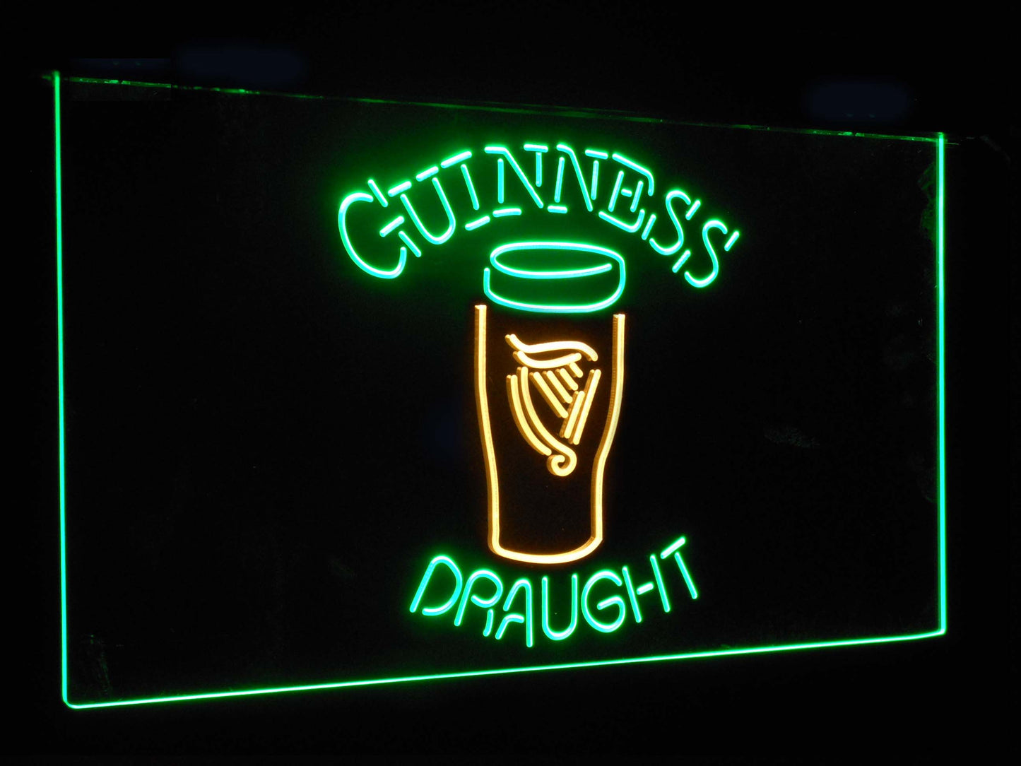 Guinness Draught Ale Bar Decoration Gift Dual Color Led Neon Light Signs st6-a2044 by Woody Signs Co. - Handmade Crafted Unique Wooden Creative