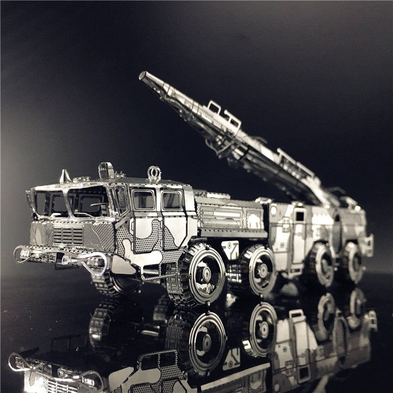 3D Metal model kit Assembly Model DF-11 MISSILE CARRIER 2 Sheets Puzzle DIY TOYS Gift Chinese military by Woody Signs Co. - Handmade Crafted Unique Wooden Creative